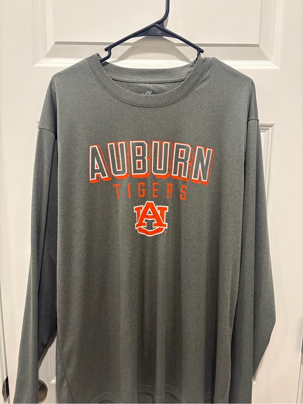 J. America Auburn Tigers Gray Crewneck with Orange Logo